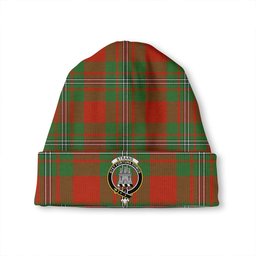 ScotsTee Shop Scottish Strang Modern Clan Crest Tartan Plaid Knit Beanie