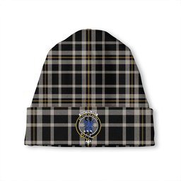 ScotsTee Shop Scottish Ochterlony (Auchterlony) Ancient Clan Crest Tartan Plaid Knit Beanie