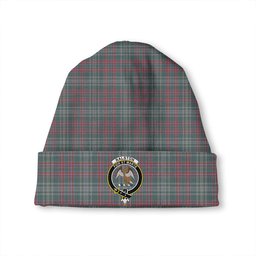 ScotsTee Shop Scottish Ralston US Weathered Clan Crest Tartan Plaid Knit Beanie