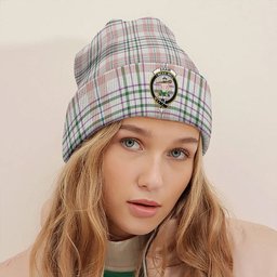 ScotsTee Shop Scottish Shaw Women's Dress Ancient Clan Crest Tartan Plaid Knit Beanie