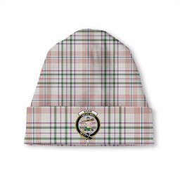 ScotsTee Shop Scottish Shaw Women's Dress Ancient Clan Crest Tartan Plaid Knit Beanie