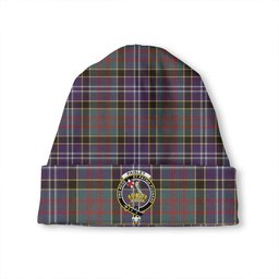 ScotsTee Shop Scottish Paisley Drennan (Drennan Drennan) Weathered Clan Crest Tartan Plaid Knit Beanie