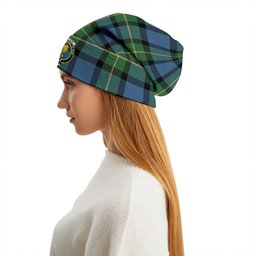 ScotsTee Shop Scottish Sinclair of Ulster Ancient Clan Crest Tartan Plaid Knit Beanie