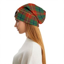 ScotsTee Shop Scottish Turnbull Dress Ancient Clan Crest Tartan Plaid Knit Beanie