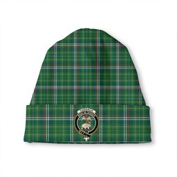 ScotsTee Shop Scottish Toshach Modern Clan Crest Tartan Plaid Knit Beanie