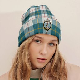 ScotsTee Shop Scottish MacRae of Conchra Ancient Clan Crest Tartan Plaid Knit Beanie