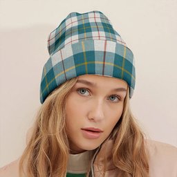 ScotsTee Shop Scottish MacRae of Conchra Ancient Clan Crest Tartan Plaid Knit Beanie