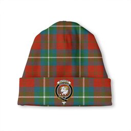 ScotsTee Shop Scottish Ruthven Ancient Clan Crest Tartan Plaid Knit Beanie