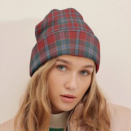 ScotsTee Shop Scottish Murray of Abercairney Weathered Clan Crest Tartan Plaid Knit Beanie