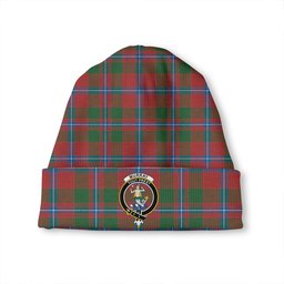 ScotsTee Shop Scottish Murray of Abercairney Portrait (Murray of Abercairney; Portrait) Ancient Clan Crest Tartan Plaid Knit Beanie