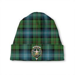 ScotsTee Shop Scottish Urquhart Ancient Clan Crest Tartan Plaid Knit Beanie