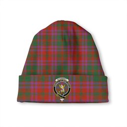 ScotsTee Shop Scottish Stewart of Killiecrankie Ancient Clan Crest Tartan Plaid Knit Beanie