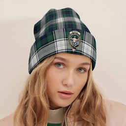 ScotsTee Shop Scottish Murray of Atholl Dress (Murray Dress) Modern Clan Crest Tartan Plaid Knit Beanie