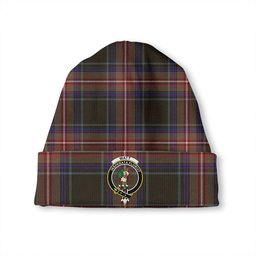 ScotsTee Shop Scottish Watt (Wate) Weathered Clan Crest Tartan Plaid Knit Beanie