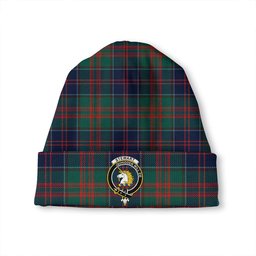 ScotsTee Shop Scottish Stewart of Appin Hunting Modern Clan Crest Tartan Plaid Knit Beanie