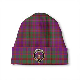 ScotsTee Shop Scottish MacIntyre of Glenorchy Modern Clan Crest Tartan Plaid Knit Beanie
