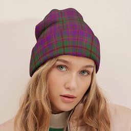 ScotsTee Shop Scottish MacIntyre of Glenorchy Modern Clan Crest Tartan Plaid Knit Beanie