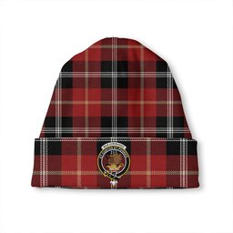 ScotsTee Shop Scottish Marjoribanks Modern Clan Crest Tartan Plaid Knit Beanie