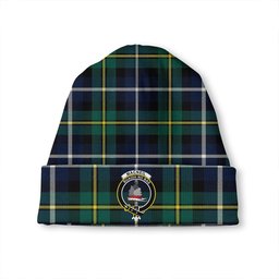 ScotsTee Shop Scottish MacNeil of Barra (MacNeil MacNeill) Modern Clan Crest Tartan Plaid Knit Beanie
