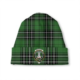 ScotsTee Shop Scottish MacLean of Duart Hunting (Vestiarium Scoticum) Ancient Clan Crest Tartan Plaid Knit Beanie
