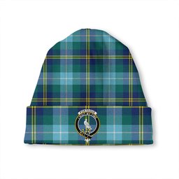 ScotsTee Shop Scottish Porteous Modern Clan Crest Tartan Plaid Knit Beanie