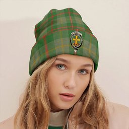 ScotsTee Shop Scottish Symington Ancient Clan Crest Tartan Plaid Knit Beanie