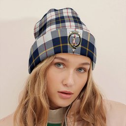 ScotsTee Shop Scottish MacRae of Conchra Modern Clan Crest Tartan Plaid Knit Beanie