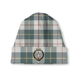 ScotsTee Shop Scottish MacRae of Conchra Weathered Clan Crest Tartan Plaid Knit Beanie