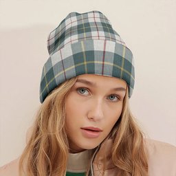 ScotsTee Shop Scottish MacRae of Conchra Weathered Clan Crest Tartan Plaid Knit Beanie