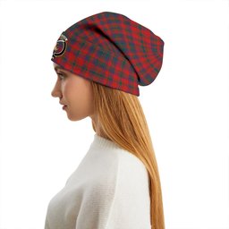 ScotsTee Shop Scottish Matheson Modern Clan Crest Tartan Plaid Knit Beanie