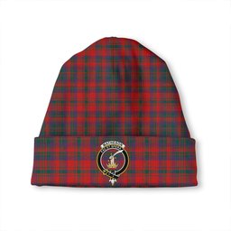 ScotsTee Shop Scottish Matheson Modern Clan Crest Tartan Plaid Knit Beanie