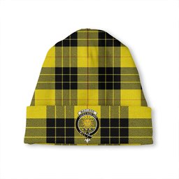 ScotsTee Shop Scottish MacLeod of Lewis Modern Clan Crest Tartan Plaid Knit Beanie