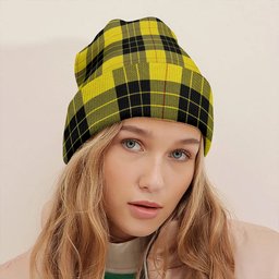 ScotsTee Shop Scottish MacLeod of Lewis Modern Clan Crest Tartan Plaid Knit Beanie