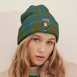 ScotsTee Shop Scottish Stewart of Appin Hunting Ancient Clan Crest Tartan Plaid Knit Beanie