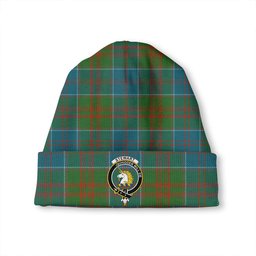ScotsTee Shop Scottish Stewart of Appin Hunting Ancient Clan Crest Tartan Plaid Knit Beanie