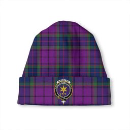 ScotsTee Shop Scottish Wardlaw Modern Clan Crest Tartan Plaid Knit Beanie