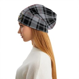 ScotsTee Shop Scottish Moffat Modern Clan Crest Tartan Plaid Knit Beanie