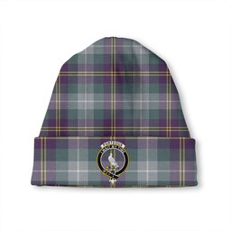 ScotsTee Shop Scottish Porteous Weathered Clan Crest Tartan Plaid Knit Beanie