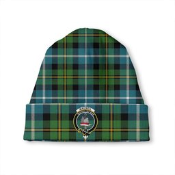 ScotsTee Shop Scottish MacNeil of Barra (MacNeil MacNeill) Ancient Clan Crest Tartan Plaid Knit Beanie