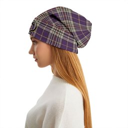 ScotsTee Shop Scottish Thompson Variant (Thomson Variant) Weathered Clan Crest Tartan Plaid Knit Beanie