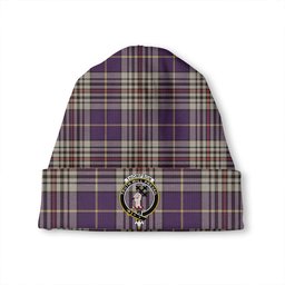 ScotsTee Shop Scottish Thompson Variant (Thomson Variant) Weathered Clan Crest Tartan Plaid Knit Beanie