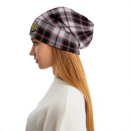 ScotsTee Shop Scottish MacPherson of Pitmain Ancient Clan Crest Tartan Plaid Knit Beanie