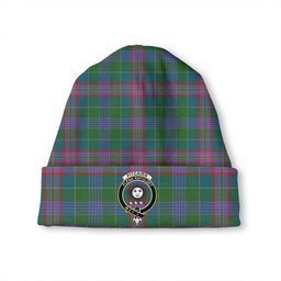 ScotsTee Shop Scottish Pitcairn Hunting Ancient Clan Crest Tartan Plaid Knit Beanie