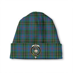 ScotsTee Shop Scottish Wood Ancient Clan Crest Tartan Plaid Knit Beanie