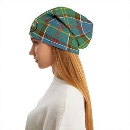 ScotsTee Shop Scottish Whitelaw District Clan Crest Tartan Plaid Knit Beanie