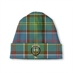 ScotsTee Shop Scottish Whitelaw District Clan Crest Tartan Plaid Knit Beanie