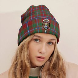 ScotsTee Shop Scottish Murray of Abercairney Portrait (Murray of Abercairney; Portrait) Modern Clan Crest Tartan Plaid Knit Beanie
