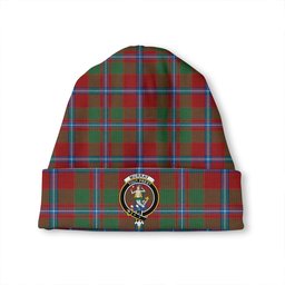 ScotsTee Shop Scottish Murray of Abercairney Portrait (Murray of Abercairney; Portrait) Modern Clan Crest Tartan Plaid Knit Beanie