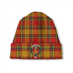 ScotsTee Shop Scottish Scrimgeour of Glassary Modern Clan Crest Tartan Plaid Knit Beanie