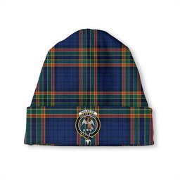 ScotsTee Shop Scottish Ralston UK Modern Clan Crest Tartan Plaid Knit Beanie